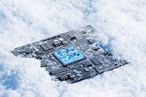 凡酷网-OC工程-电路板模型cpu芯片模型 雪地主板雪地芯片工程