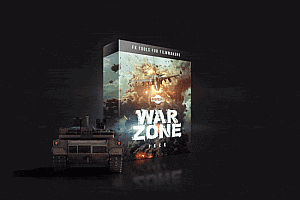 凡酷网-4K战争动画素材:飞机、坦克、战斗机和导弹爆炸与火焰特效